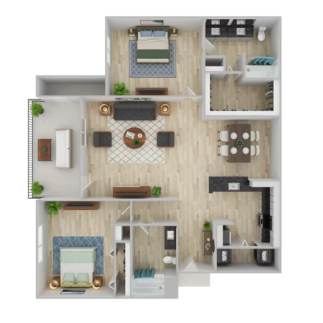 B2 Upgraded Interiors 13-1336 floor plan